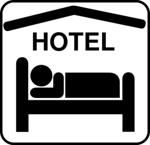 clip art of hotel